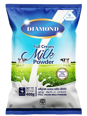 Diamond Full Cream  Milk Powder 400g W/F