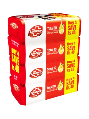 Lifebuoy Total 10 Soap 4*75g